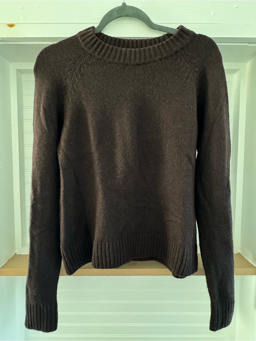 GAP Dark Brown Crewneck Knit Sweater
